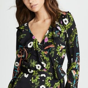 Cynthia Rowley Malibu Wrap Dress Size M AW2018